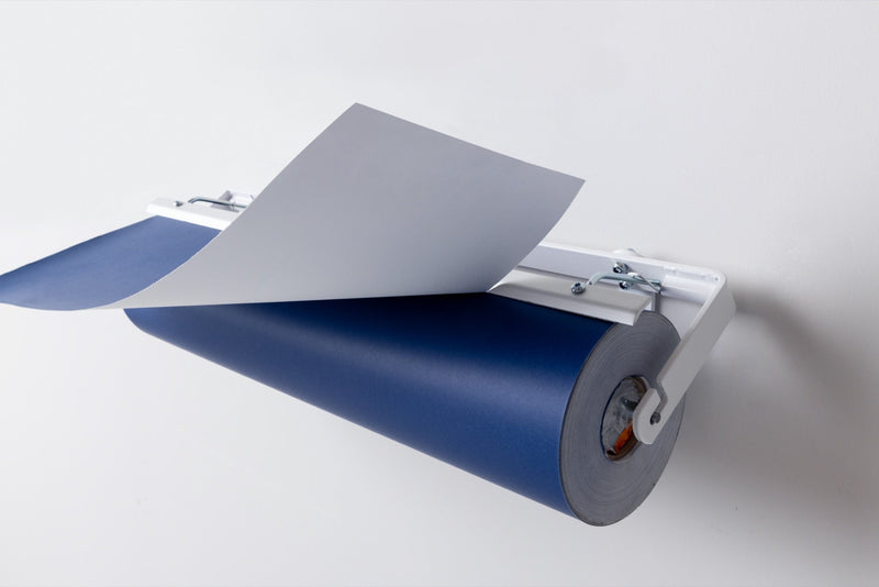 Rullhållare för presentpapper, cellofan, kraftpapper och plast